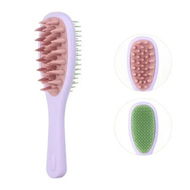 Detailed information about the product Long Handle Hair Silicone Scalp Massage Brush, 2 in 1 Double Sided Hair Comb Shampoo Brush, Multicolor