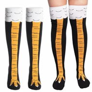 Detailed information about the product Long Socks Thigh High Novelty Chicken Claw Women Cotton Funny 3D Print Cartoon Ladies Cosy Fashion Gift