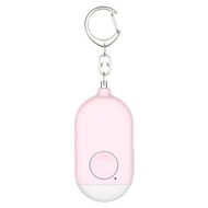 Detailed information about the product Loud Sound Personal Alarm 130 DB Safety Emergency Siren Keychain With Flashlight Color Pink