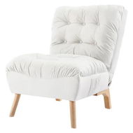 Detailed information about the product Lounge Accent Chair Sofa Recliner Cream