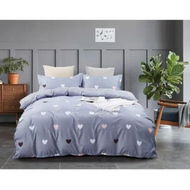 Detailed information about the product Love Heart King Size Quilt/Duvet Cover Set