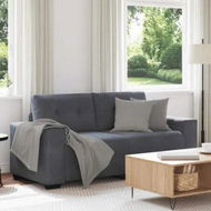 Detailed information about the product Loveseat Sofa Dark Grey 140 cm Velvet