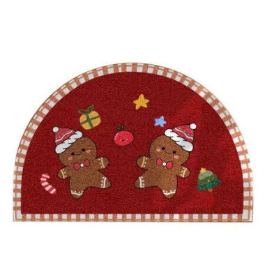 Lucky Christmas 40x60cm Semicircular Christmas Floor Mat