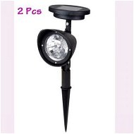 Detailed information about the product LUD 2Pcs Solar Lawn Light Solar Spot Light 3 LED Bulbs For Garden