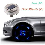 Detailed information about the product LUD 4 Modes 12 LED Solar Flash Wheel Light Car Vehicle Auto Decoration Warning Lamp