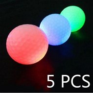 Detailed information about the product LUD 5PCS Luminous Light Up Golf Balls LED Glow Night