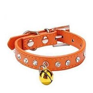 Detailed information about the product LUD Bell Collars Puppy Dog Cat Safety Accessories Pet Supplies-Orange