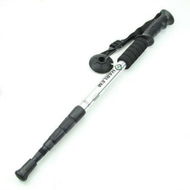 Detailed information about the product LUD Durable Adjustable AntiShock Hiking Trekking Walking Pole Cane Stick Crutch Silver