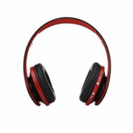 Detailed information about the product LUD Foldable Wireless Bluetooth Stereo Headset Handsfree Headphones Mic For IPhone IPad PC Red And Black