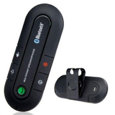 LUD HandsFree Car Kit For Mobile Phone Bluetooth Hands Black