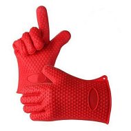 Detailed information about the product LUD Oven Glove Silicone Mitt Non Slip Heat Resistant