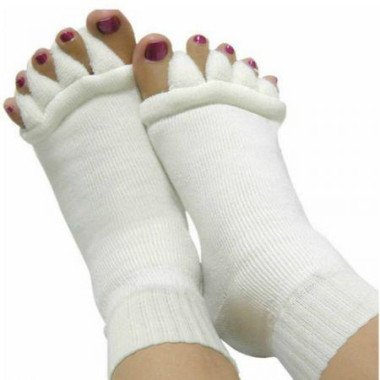 LUD Sleeping Massage Five Toe Socks Fingers Separator