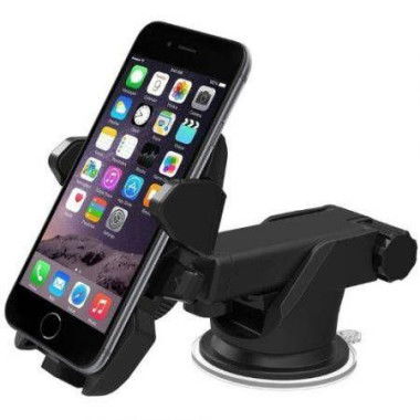 LUD Universal Mobile Phone Car Mount Windshield/Dashboard Cradle Holder Kit 360