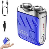 Detailed information about the product Luggage Electric Shaver,Beard Shaver Mini and Portable Suitcase Design,Electric Mini Razor Portable Electrics Shavers,USB Rechargeable (Blue)