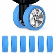 Detailed information about the product Luggage Wheels Covers,8Pcs Colorful Silicone Suitcase Wheels Covers,Anti-Noise Shock-Proof Luggage Wheel Protector,Carry on Luggage Compartment Wheel Protection Cover (Blue)