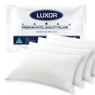 Detailed information about the product Luxor Australian Made Hotel Quality Pillow Standard Size Four Pack