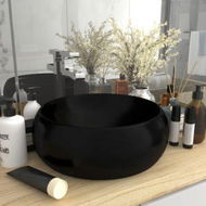 Detailed information about the product Luxury Wash Basin Round Matt Black 40x15 Cm Ceramic