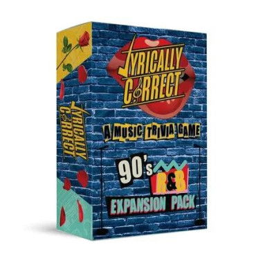 Lyrically Correct 90's Expansion Pack Music Trivia Card Game, Multi-Generational Family Gatherings, Adult Game Night and Fun Trivia