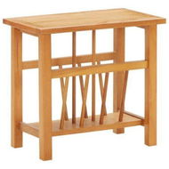 Detailed information about the product Magazine Table 45x27x42 cm Solid Oak Wood
