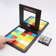 Detailed information about the product Magic Block Game Cube Puzzle Game Race Board Game Fast Speed Match Game for Kid Age 6+ and Adult