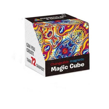Magic Cube Puzzle Box The Shape Shifting Boxes STEM STEAM 3D Fidget Toys 70+ Shapes Anti Stress Puzzles Brain Teaser Magnet Toy