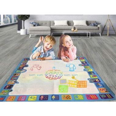 Magic Doodle Mat For Kids 100 X 100 Cm Gift For 3 To 9-Year-Old Boys Girls.