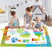 Magic Doodle Water Mat with Pens and Stamps for Kids Educational Toy Cartoon Theme Reusable Drawing Rug for Creative Play. Available at Crazy Sales for $29.95