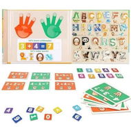 Detailed information about the product Magnetic Alphabet Letters Mathematics Educational Toy for Kids,Learn Addition and Subtraction Through Finger Recognition,Early Education Puzzle Gift