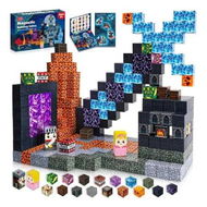 Detailed information about the product Magnetic Blocks 100 PCS Construction Cube Toys Dark Castle Sword Domain STEM Montessori Sensory Boys Girls
