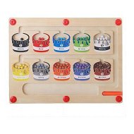 Detailed information about the product Magnetic Color and Number Maze, Wooden Magnet Maze Board Game Toys for 3 4 5 Years Old Preschool Learning Activities