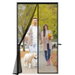 Magnetic Door Screen Fiberglass Mesh 120x220cm Self Closing Auto Close Door Netting With Magnetic Strips Fireproof Flame Retardant For Entryway. Available at Crazy Sales for $41.99