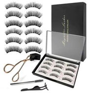 Detailed information about the product Magnetic Eyelashes Without Eyeliner,3 Pairs Double Magnetic Eyelashes with Applicator,Natural Look,3D Magnetic Lashes,Reusable,No Glue,No Liner