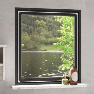 Magnetic Insect Screen for Windows White 120x140 cm