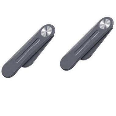 Magnetic Phone Holder For Laptop Grey 2Pcs