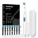 Magnetic Suspension Rotating Electric Toothbrush with 5 Modes Waterproof Sonic Cleaning,8 Brush Heads and Carrying Case for Traveling(White). Available at Crazy Sales for $29.99