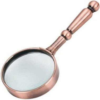 Magnifying Glass Classic Loupe Magnifier 6X Handheld For Reading Hobbies