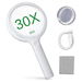 Magnifying Glass with Light, LED Magnifiers for Reading USB Rechargeable Magnifying Glasses with Light for Close Work. Available at Crazy Sales for $24.95