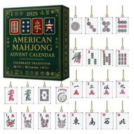 Detailed information about the product Mahjong Advent Calendar 24DAYS Christmas TREE Collectable Advent Calendar Blind Box 2D Flat Acrylic Ornament Countdown Christmas Girls Gift Ver.B