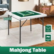 Detailed information about the product Mahjong Card Table Portable Folding Majiang Poker Game Board Blackjack Domino Gaming Desk 4 Player Lightweight Camping Picnic Party Square Furniture