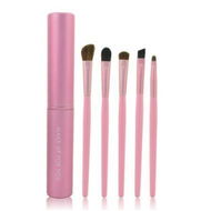 Detailed information about the product MAKE-UP FOR YOU Portable 5-in-1 Cosmetic Make-up Brushes Eye Shadow Set - Pink