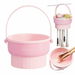 Makeup Brush Cleaner Mat 3 in 1 Silicone Makeup Brush Cleaner Bowl with Brush Drying Holder Cosmetic Brushes Cleaning Tool Organizer (Pink). Available at Crazy Sales for $14.99