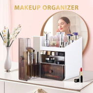 Detailed information about the product Makeup Organizer Jewellery Box Cosmetic Storage Organiser Jewelry Display Stand Portable Make Up Brush Holder Lipstick Ring Container with Drawer