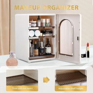 Detailed information about the product Makeup Organizer Jewellery Storage Box Cosmetics Jewelry Cutlery Cup Wine Glass Organiser Portable Display Stand Make Up Bowl Holder Container