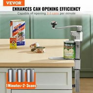 Detailed information about the product Manual Can Opener Commercial Table Opener for Large Cans Heavy Duty Can Opener with Base Adjustable Height Industrial Jar Opener For Cans Up to 30cm Tall