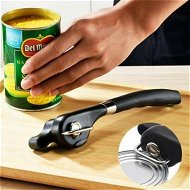 Detailed information about the product Manual Can Opener Tin Can Opener Safety Cut Lid Smooth Edge Side Stainless Steel