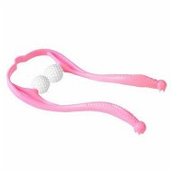 Detailed information about the product Manual Cervical Spine Massager Massage Pain Relief Neck Roller (Pink)