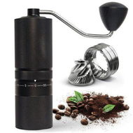 Detailed information about the product Manual Coffee Grinder CNC Stainless Steel Conical Burr Portable Coffee Grinder Hand with 60 Adjustable Coarseness for Espresso Drip Coffee(Black)