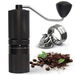 Manual Coffee Grinder CNC Stainless Steel Conical Burr Portable Coffee Grinder Hand with 60 Adjustable Coarseness for Espresso Drip Coffee(Black). Available at Crazy Sales for $42.95