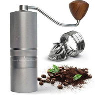 Detailed information about the product Manual Coffee Grinder CNC Stainless Steel Conical Burr Portable Coffee Grinder Hand with 60 Adjustable Coarseness for Espresso Drip Coffee(Silver)