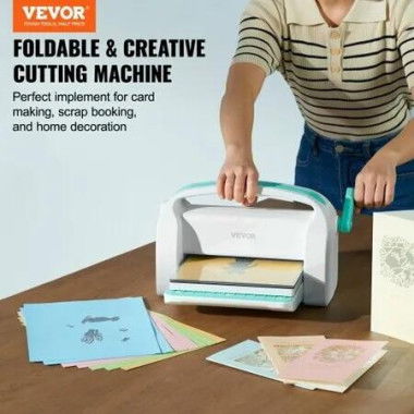 Manual Die Cutting Embossing Machine 9' Opening For Art Craft Scrapbooking